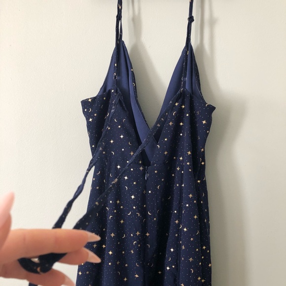 Dreamy Celestial Stars and Moons Dressy Jumpsuit - Picture 4 of 12